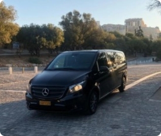 Black Taxi Van Mercedes-Benz V
